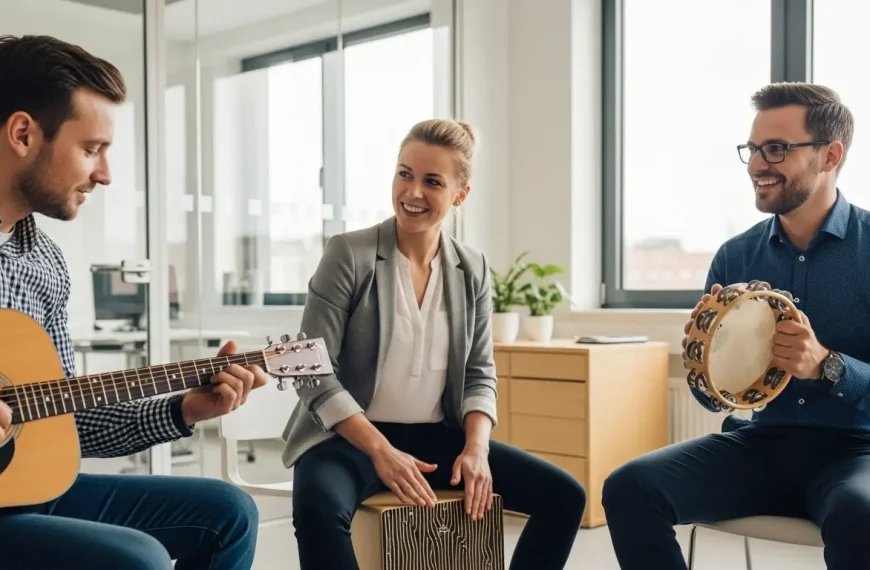 Musik als Teamsprache: Wie gemeinsames Musizieren die Zusammenarbeit im Beruf stärkt