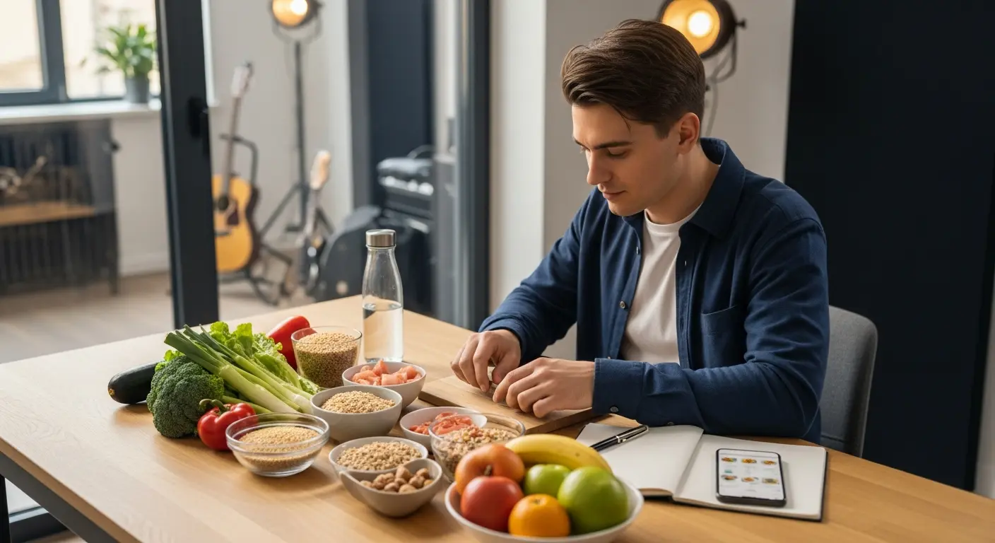 Musikerernährung und Performance: Der unterschätzte Zusammenhang zwischen Bühnenenergie und Lifestyle