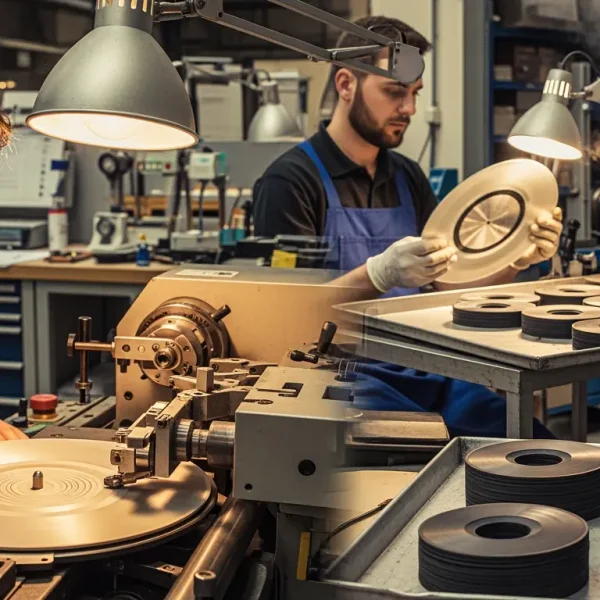 Wie wird eine Vinylplatte hergestellt?