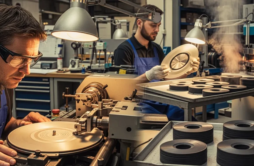 Wie wird eine Vinylplatte hergestellt?